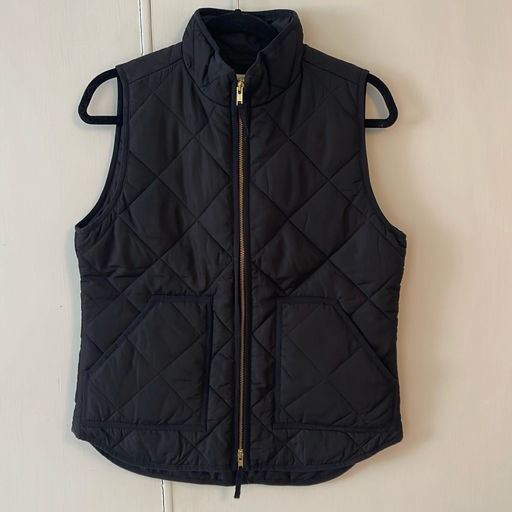 J. Crew quilted down vest